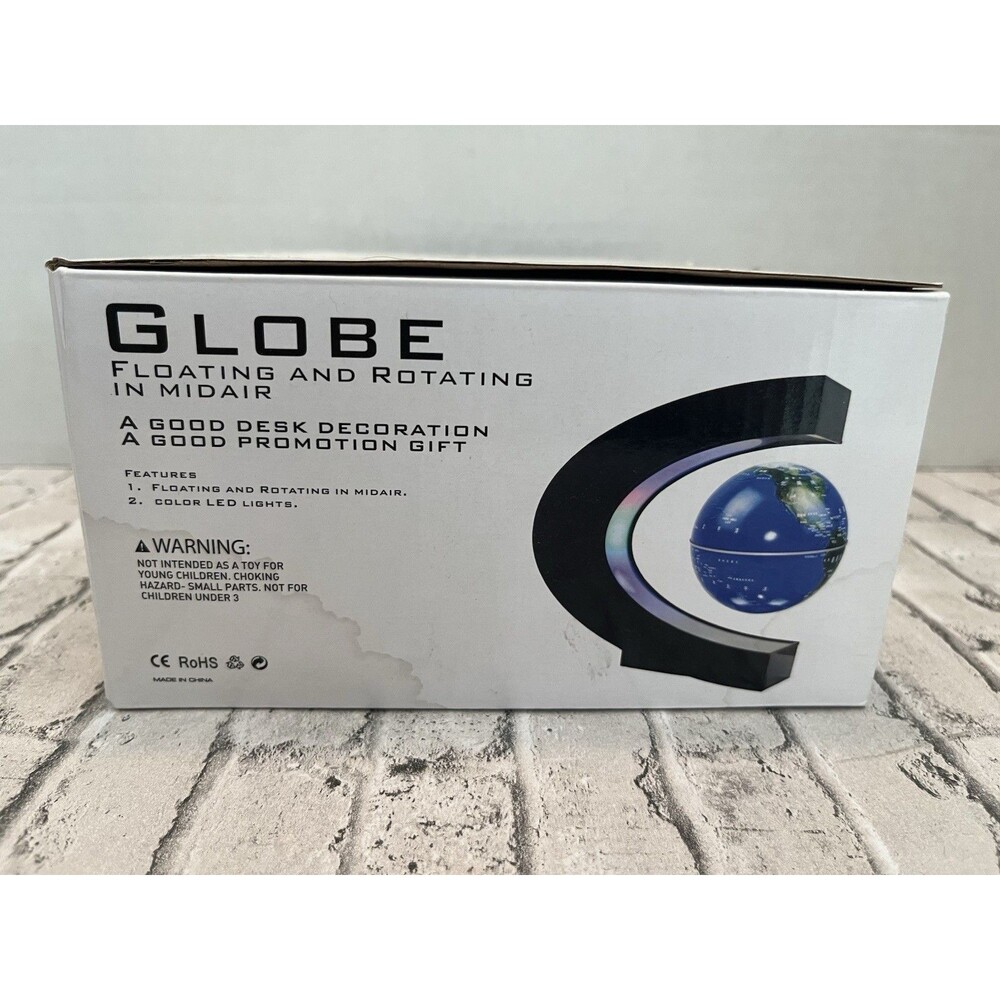 Magnetic Floating Globe 🌍 LED Light Anti-Gravity Decor New Unused Unopened
